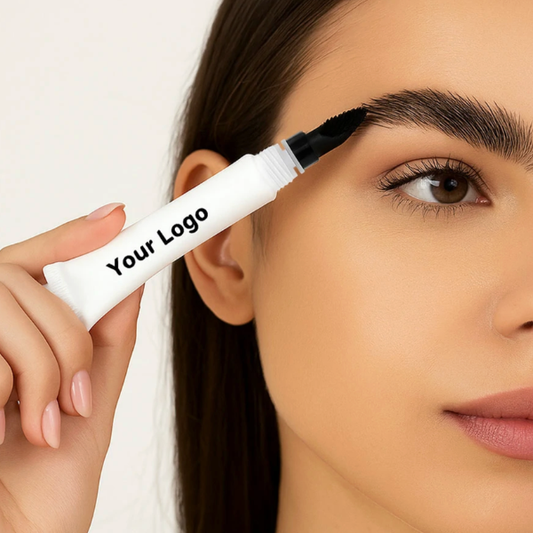 All-in-one Eyebrow Styling Gel: Black Tube Clear Gel